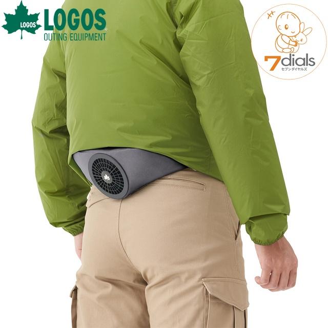 ロゴス 野電 ボディエアコン・クールユニットSサイズ ウエストポーチ搭載のファンから服の中に送風 空調ベルト ボディエアコン ウエストサイズ65〜95cm | 