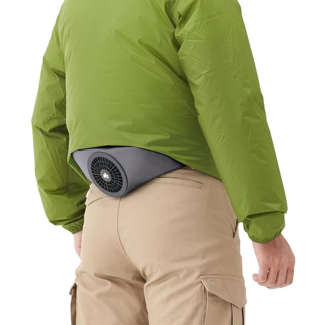 ロゴス 野電 ボディエアコン・クールユニットSサイズ ウエストポーチ搭載のファンから服の中に送風 空調ベルト ボディエアコン ウエストサイズ65〜95cm |  | 06