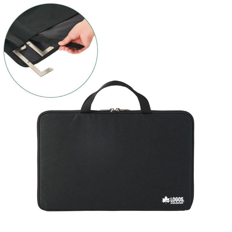 ロゴス アルコールバーナー用テーブル ソロキャンプにぴったりなアルコールバーナーがぴったり収まるコンパクトテーブル スチール製 コンロテーブル |  | 09