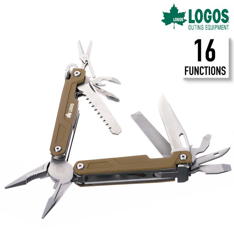 LOGOS（ロゴス） PROマルチツール16 16種類のマルチ機能ツール ハサミ