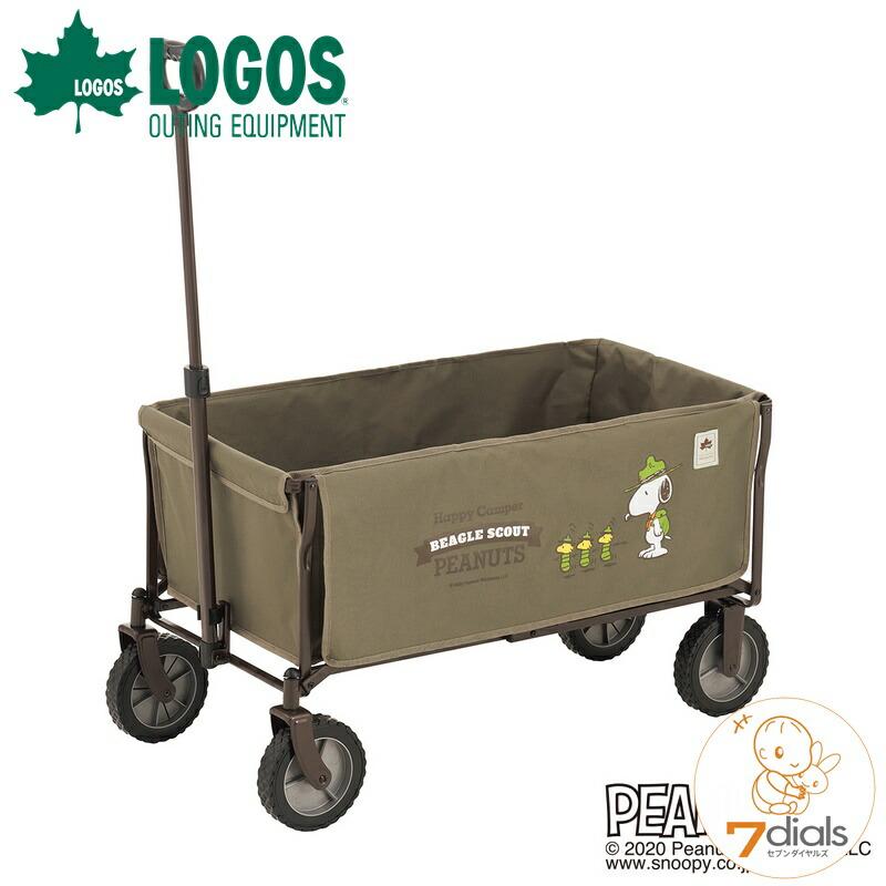 LOGOS（ロゴス） SNOOPY (洗える）キャリーカート 生地は外して丸洗い