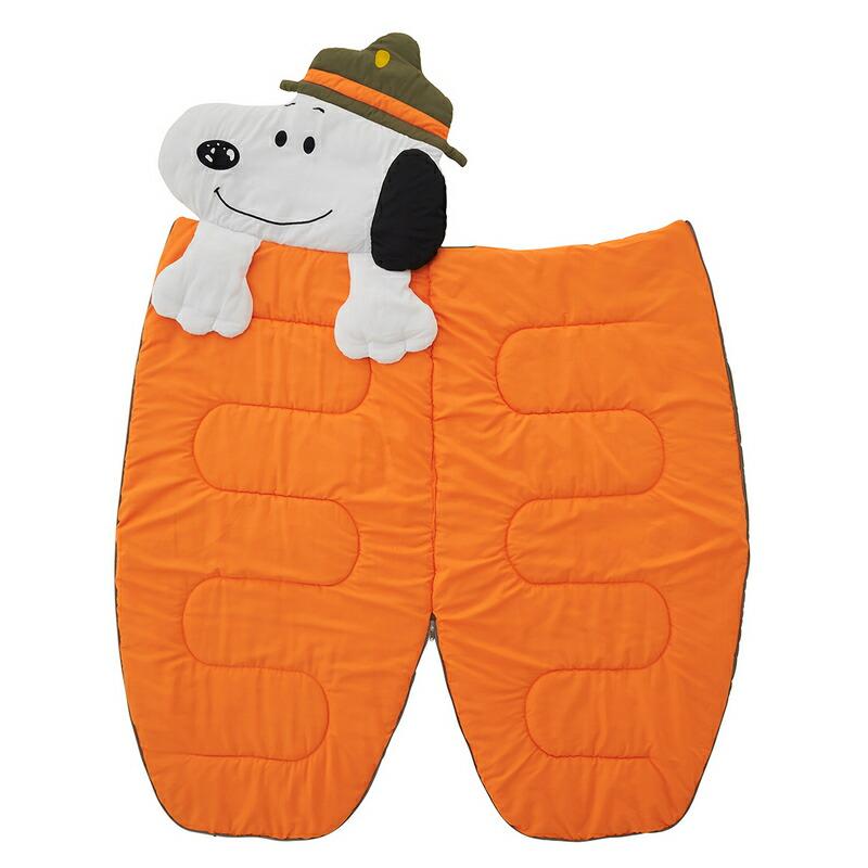 LOGOS スヌーピー　シュラフ　寝袋 LOGOS/ロゴス SNOOPY シュラフ 寝袋 子供から小柄な大人まで