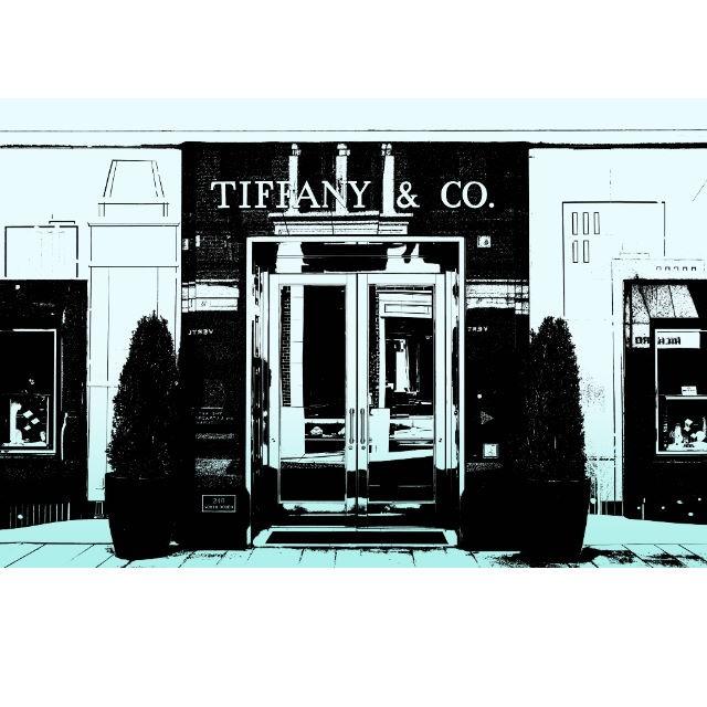 アモアアート AMOUR ART BREAKFAST(ブレークファースト) ティファニー（Tiffany&Co.）をモチーフにした海外アート作品 609mm×406mm | 