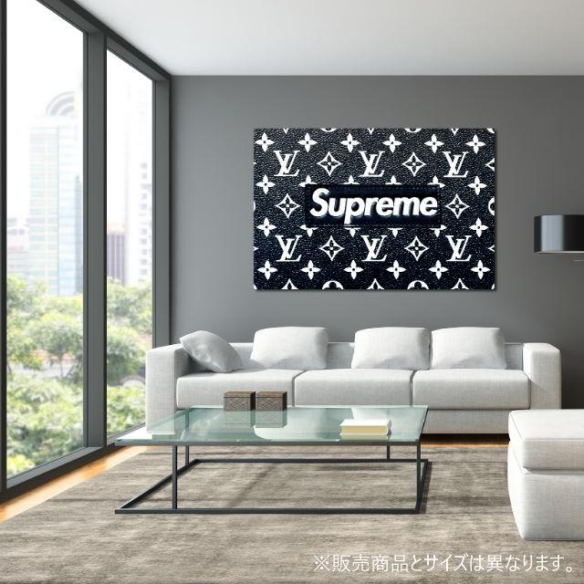 アモアアート AMOUR ART COUNTING STARS(カウンティングスター) シュプリームとルイヴィトンのロゴをモチーフにした海外アート作品 762mm×508mm |  | 02