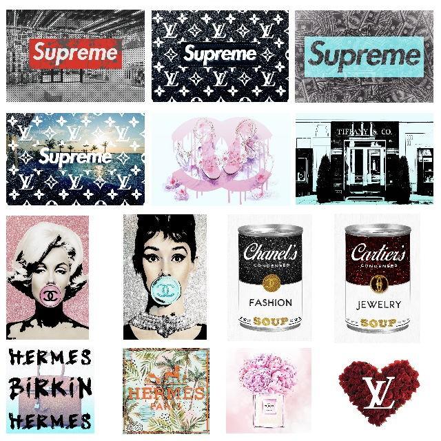 アモアアート AMOUR ART WAKE ME UP Supreme(シュプリーム)をモチーフ