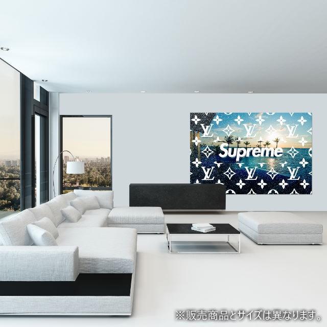 アモアアート AMOUR ART DREAM BABY DREAM Supremeとルイヴィトンをモチーフにした海外アート作品 アートパネル キャンバス生地 609mm×406mm |  | 01