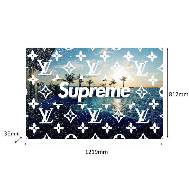 アモアアートSupreme Louis Vuitton アートパネル アモアアート AMOUR ART DREAM BABY Supremeとルイヴィトンを