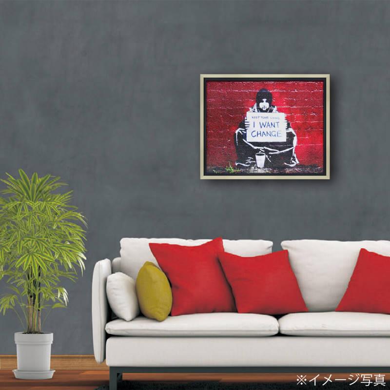 BANKSY/バンクシー アートパネル 絵 ポスター バンクシーのアート作品