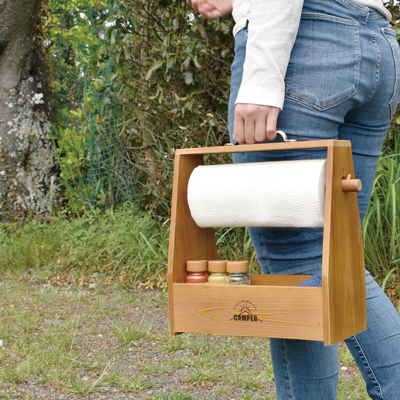 CAMPER/キャンパー キッチンペーパーボックス 調味料ボックス 調味料ケース 調味料ラック キッチンペーパー収納 キャンプ 小物ケース |  | 01