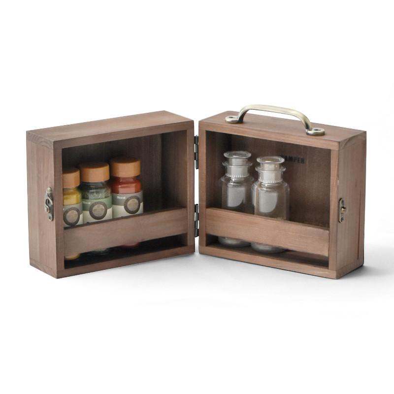 CAMPER/キャンパー スパイスボックスSサイズ 調味料ボックス 調味料ケース 調味料ラック キャンプ スパイスケース 調味料入れ アウトドアから普段使いまでできる |  | 06