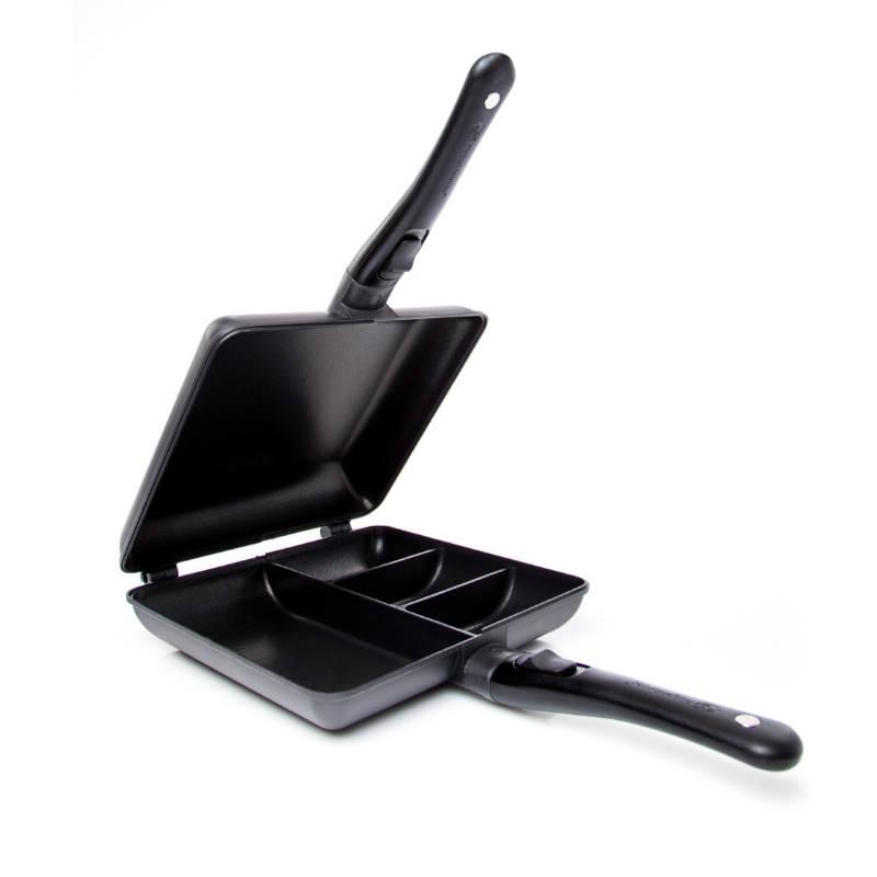 RidgeMonkey/リッジモンキー コネクトコンビ&スチーマーセット 温野菜調理も可能な1つで4セクションの多目的パン 軽量アルミニウム構造でハンドルも取り外しが可能 コンパクト収納 多用途調理にこれ1台 Connect Combi and Steamer Set RidgeMonkey/リッジモンキー コネクトコンビ&スチーマーセット 温野菜