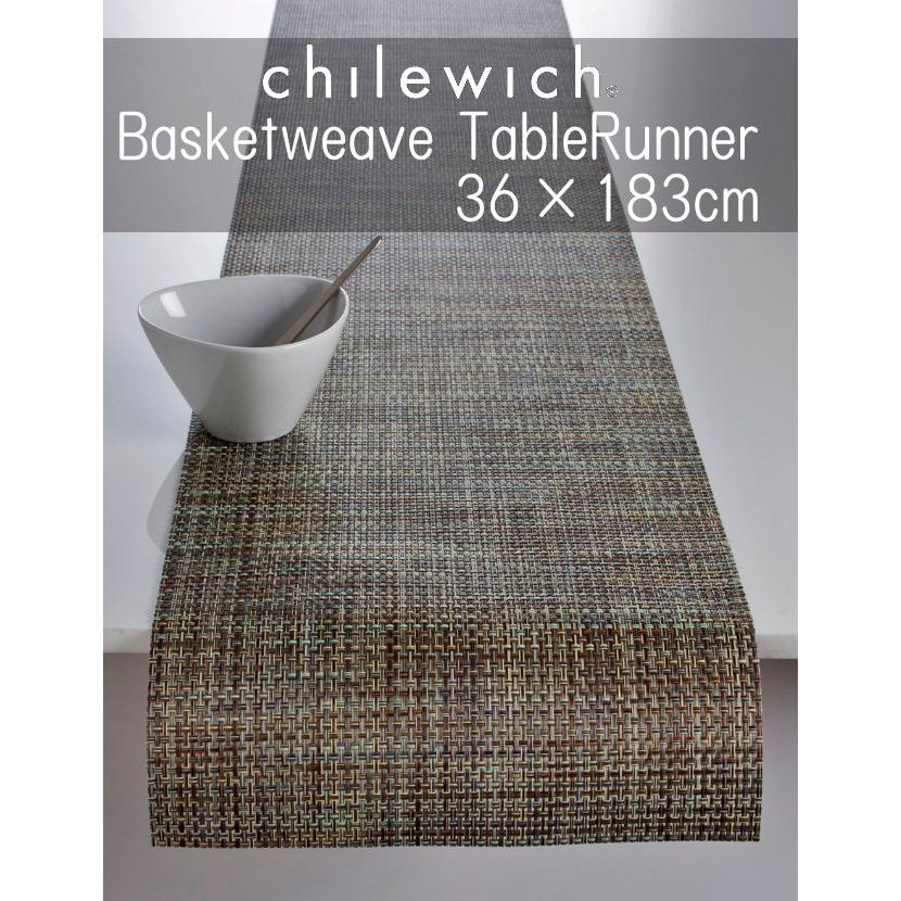 chilewich/チルウィッチ バスケットウィーブ テーブルランナー36cm