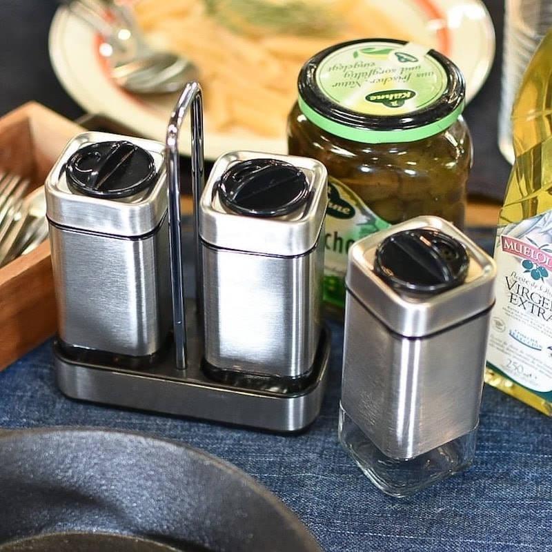 DULTON/ダルトン キューブ スパイスジャー 調味料入れ 塩コショウ入れ