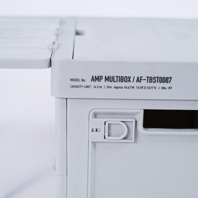 AMP MULTIBOX/アンプ マルチボックス 収納ボックス 両サイドテーブルが拡張できる折りたたみ収納ボックス 500mlペットボトル12本収納 |  | 10