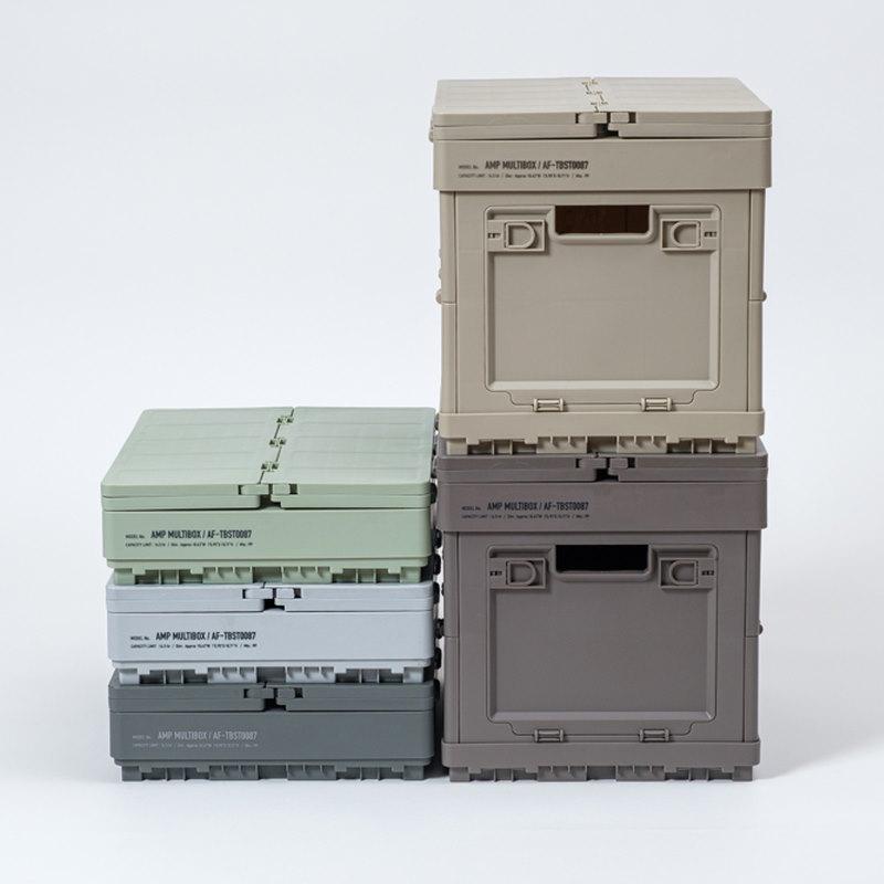 AMP MULTIBOX/アンプ マルチボックス 収納ボックス 両サイドテーブルが拡張できる折りたたみ収納ボックス 500mlペットボトル12本収納 |  | 11
