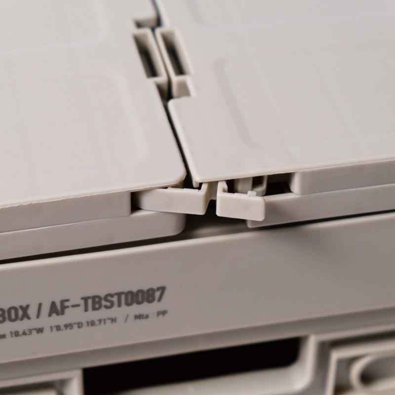 AMP MULTIBOX/アンプ マルチボックス 収納ボックス 両サイドテーブルが拡張できる折りたたみ収納ボックス 500mlペットボトル12本収納 |  | 07