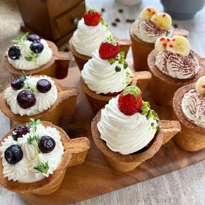 ECOPRESSO BAKER/どこでもエコプレッソベーカー エコプレッソメーカー 食べられるエスプレッソ型のカップケーキメーカー コップ型 |  | 04