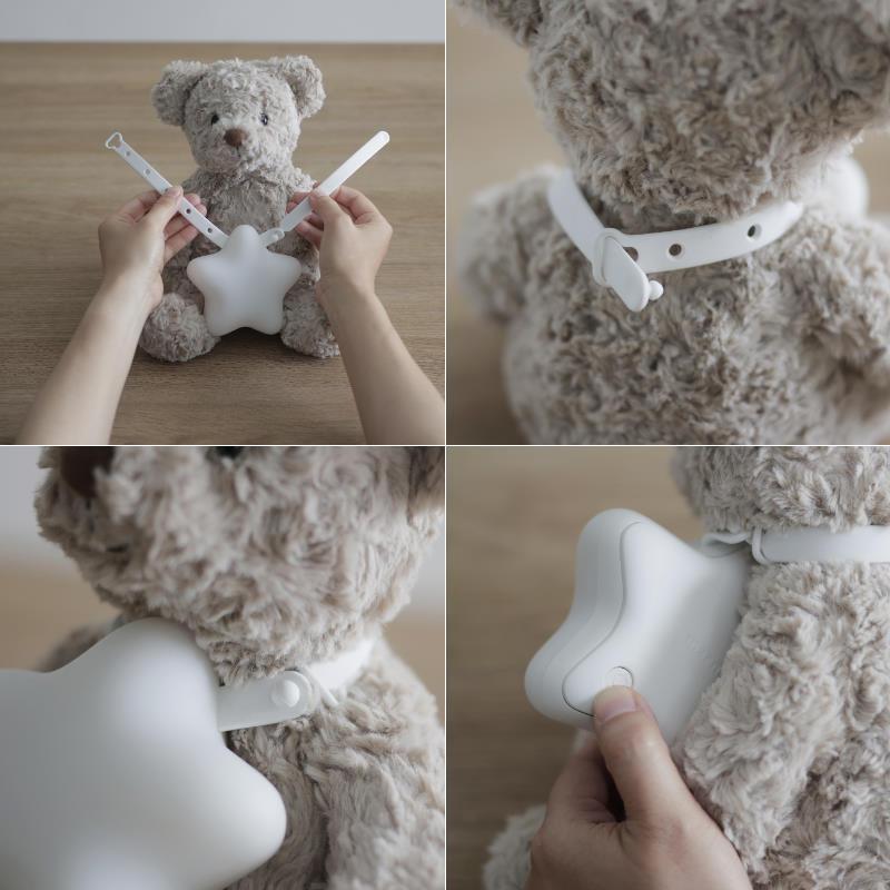 えほんライト お子さまの就寝前のえほんの読み聞かせにほどよい暖色の光で照らすライト お手持ちのぬいぐるみなどに付けやすいやわらかいベルト付き |  | 07