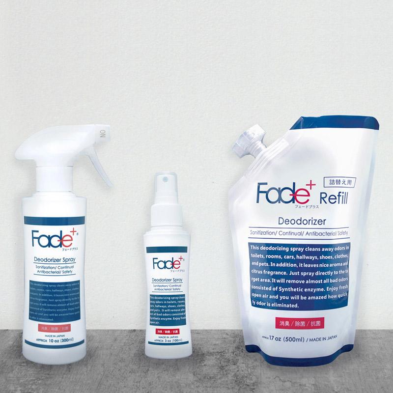 Fade+/フェードプラス 詰替え用500ml 悪臭そのものに人工酵素が直接作用し消臭、抗菌、除菌効果が長く続く消臭持続期間は約90日 |  | 01