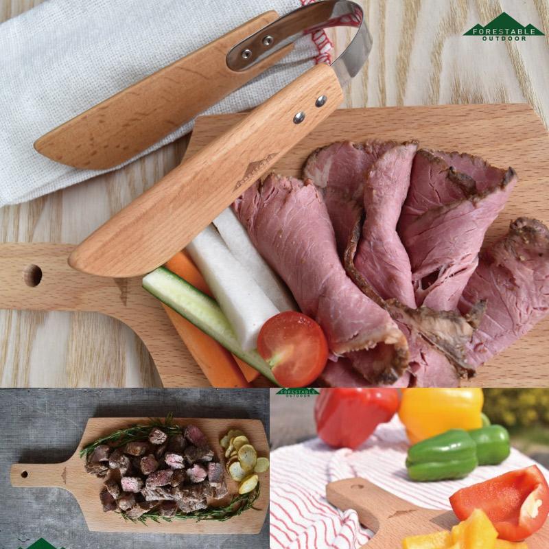 FORESTABLE/フォレスタブル  カッティングボード角Mサイズ まな板 CBN350MBE-FRS 天然木 ハンドメイド カトラリー 自然素材を使った食器  木製まな板 |  | 01