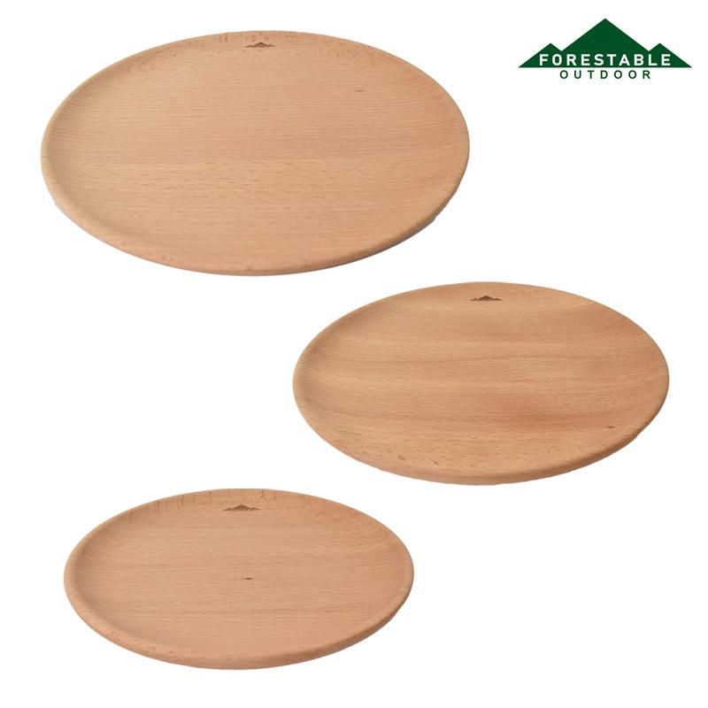 FORESTABLE/フォレスタブル プレートディッシュMサイズ 木製皿 木皿 MDP210BE-FRS 天然木 ハンドメイド 野外の空間でも自然素材を使った食器 |  | 02