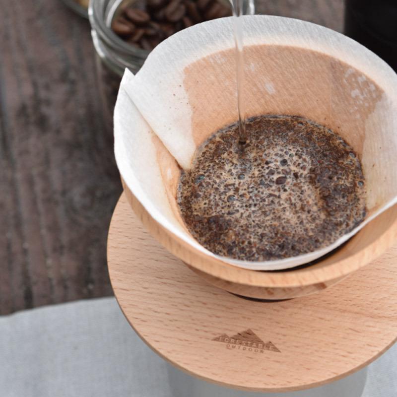 FORESTABLE/フォレスタブル コーヒードリッパー MCDRS68BE-FRS 天然木 セパレート式ブナの木を使ったコーヒードリッパー 軽量 木製のコーヒードリッパー |  | 01