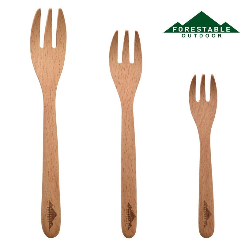 FORESTABLE/フォレスタブル  フォークL MWSF32BE-FRS 天然木 ハンドメイド カトラリー 木製食器 ウッドカトラリー 木製フォーク |  | 02