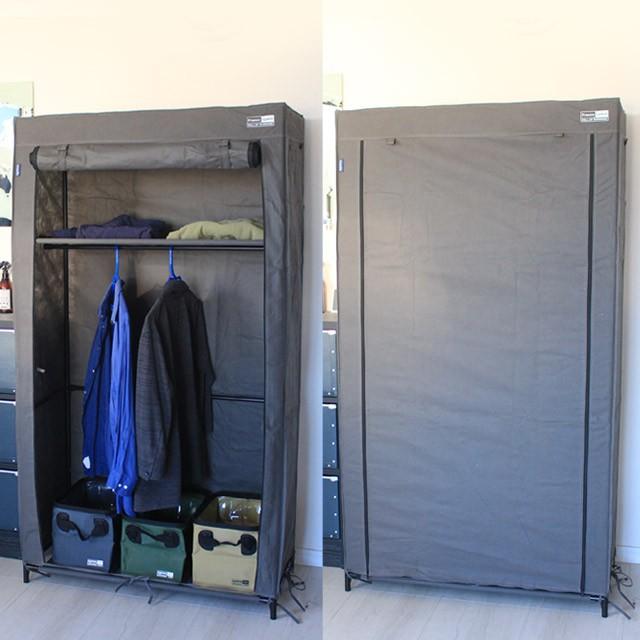 ワードローブ Franco/フランコ 1人暮らしの洋服収納に、簡単組立で出来るクローゼット 上段には小物や靴なども置ける |  | 04