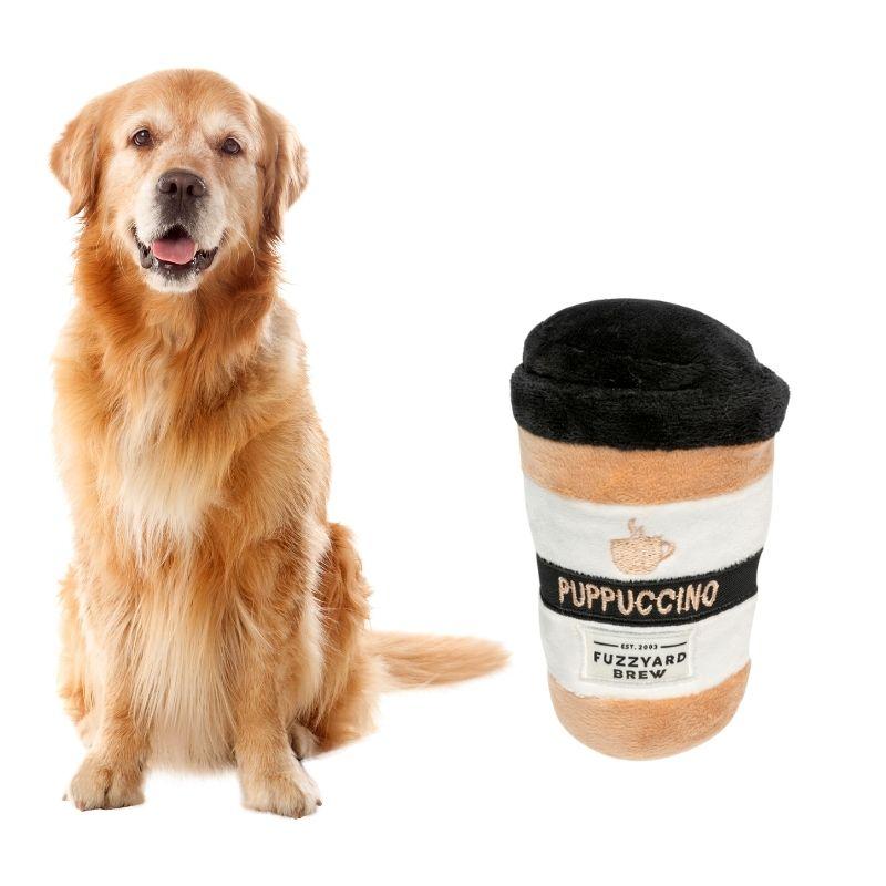 FuzzYard/ファズヤード PUPPUCCINO パプチーノコーヒー 犬猫用おもちゃ パロディグッズ プラッシュトイ 缶ジュース型 洗濯丸洗い可能 ノンアレルゲン加工 |  | 01