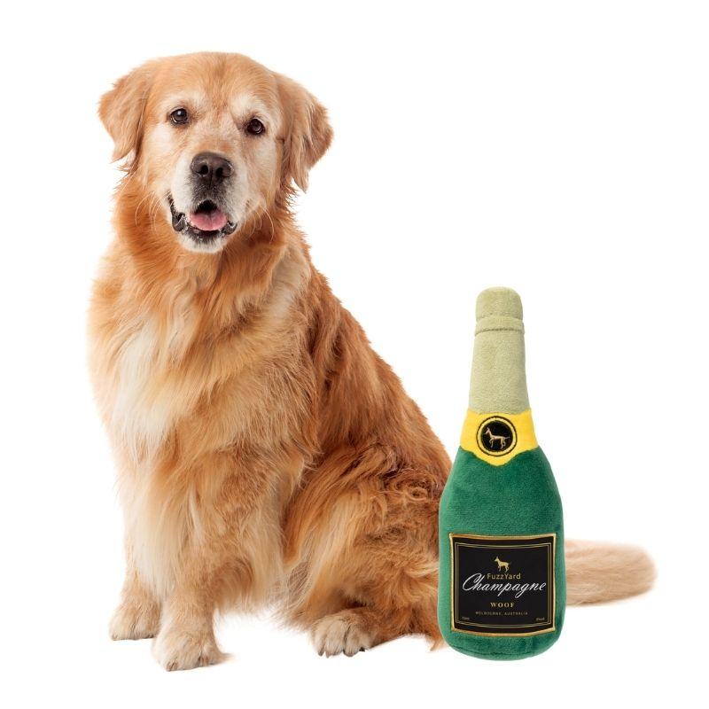 FuzzYard/ファズヤード Champagne シャンパン 犬猫用おもちゃ パロディグッズ プラッシュトイ 洗濯丸洗い可能 ノンアレルゲン加工 |  | 01
