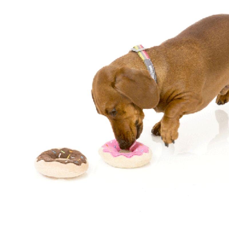 FuzzYard/ファズヤード Double Donuts ダブルドーナッツ 犬猫用おもちゃ パロディグッズ プラッシュトイ 洗濯丸洗い可能 ノンアレルゲン加工 |  | 01