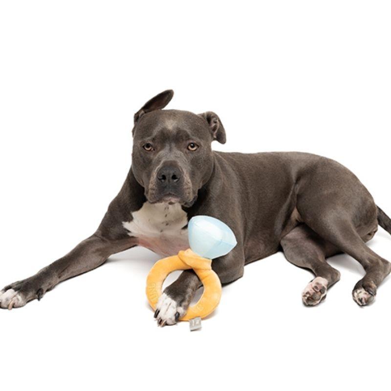 FuzzYard/ファズヤード Diamond Ring ダイヤモンドリング 犬猫用おもちゃ パロディグッズ プラッシュトイ 洗濯丸洗い可能 ノンアレルゲン加工 |  | 02