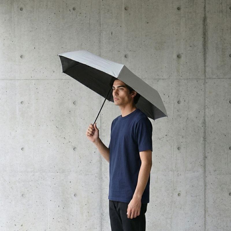estaa エスタ ハニカム断熱パラソル 55cm 折りたたみ傘 晴雨兼用 遮光