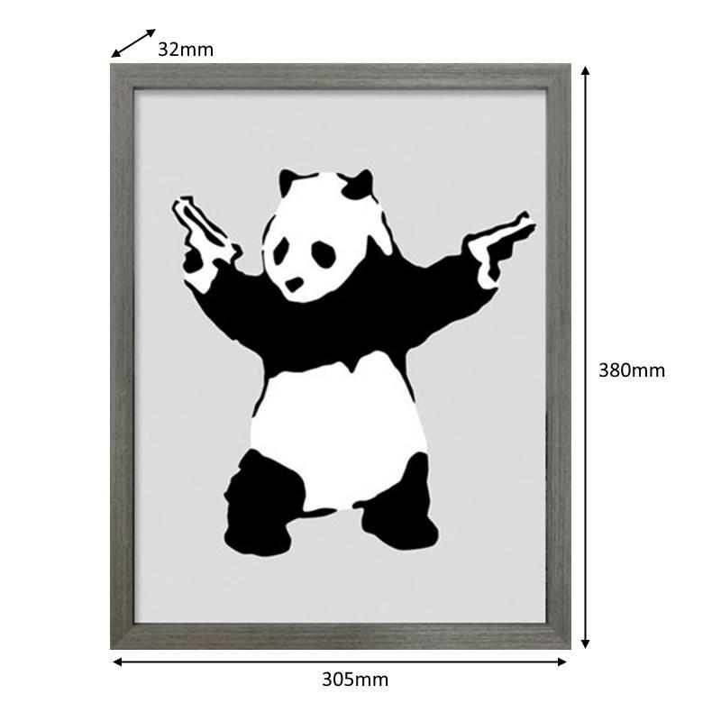 Banksy/バンクシー Panda with Gunsパンダ ウィズ ガンズ アート