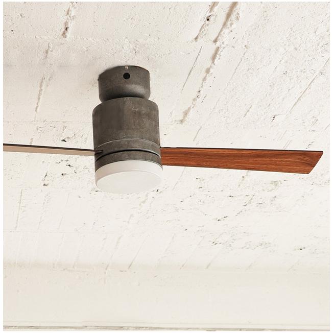 LEDシーリングファン2枚羽根 スマートデザインの2枚ブレード LEDチップ