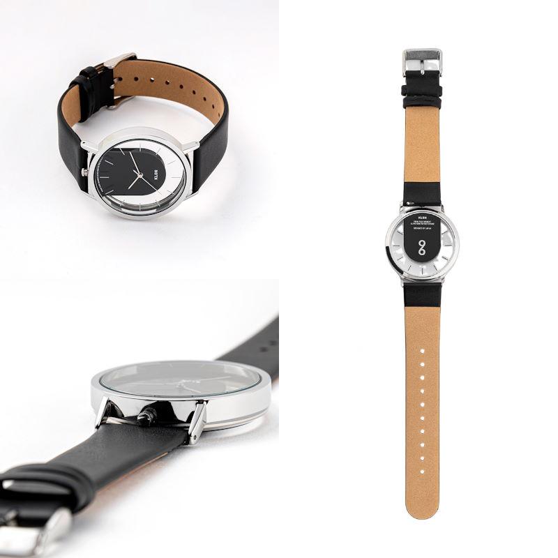 KLON/クローン INVISIBLE RELATION 40mm スケルトン文字盤が特徴