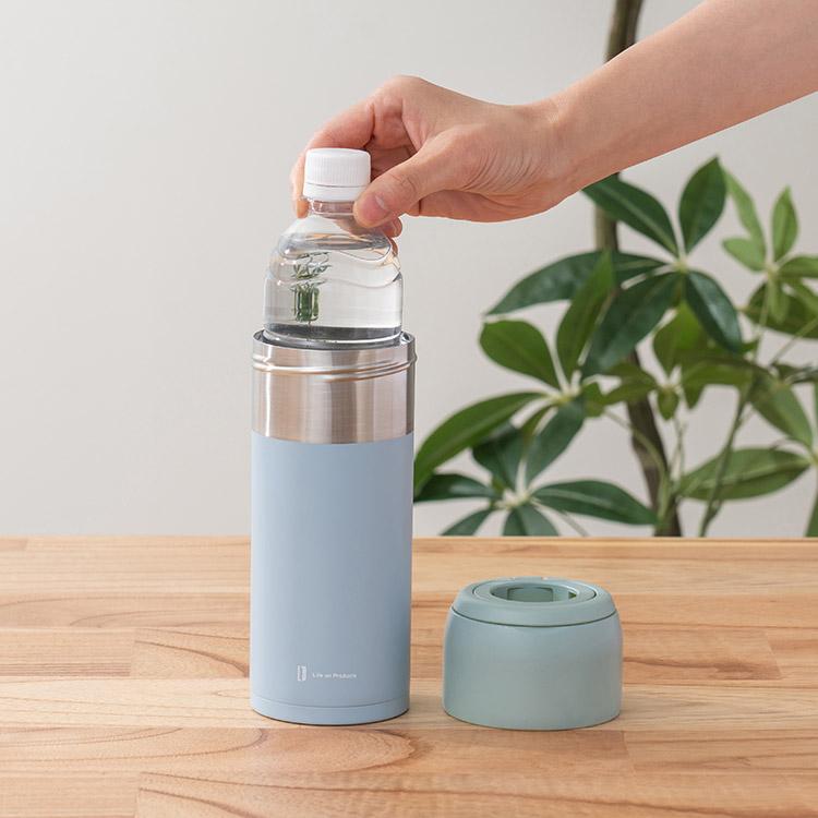 氷のう付ペットボトルホルダー 氷のう・ペットボトルの冷たさをキープ 2WAYホルダー 氷のうを真空ステンレスボトルにセットして保冷状態で携帯できる冷感 |  | 04