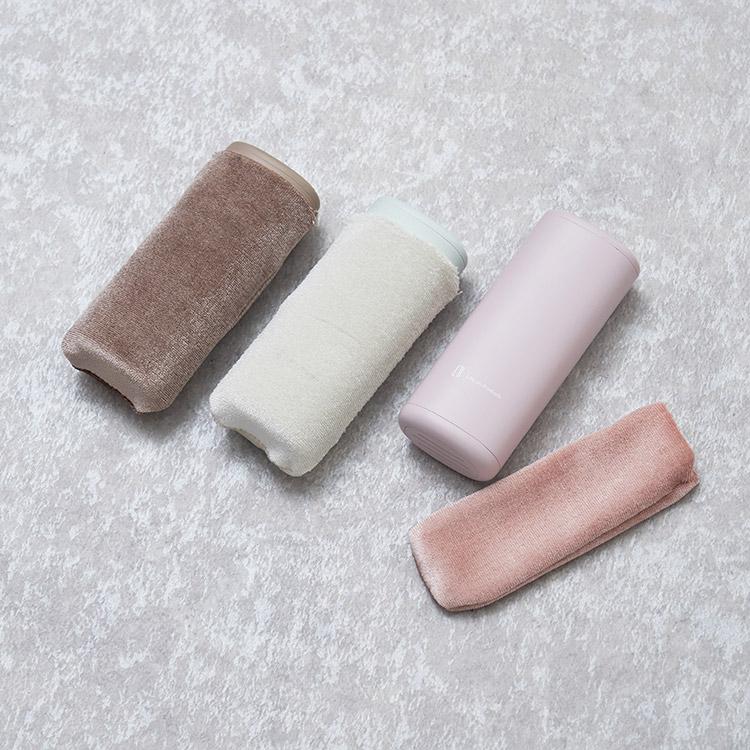 持ちやすいスリムカイロ カバー&モバイルバッテリー機能付 瞬間発熱 充電式カイロ 充電式かいろ カバー付き女性の手にぴったり馴染むスリムボディのカバー付 |  | 02