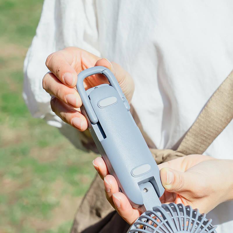 大風量ダブルファンカラビナ付 大風量ダブルファン カラビナ付 LCAF001 | Life on Products(ライフ