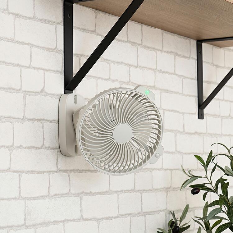 暑さ指数表示付人感センサーマグネットファン 室温の暑さ指数がわかる人感センサー付とマグネット付きの充電式小型扇風機 |  | 04