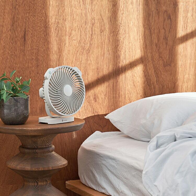 暑さ指数表示付人感センサーマグネットファン 室温の暑さ指数がわかる人感センサー付とマグネット付きの充電式小型扇風機 |  | 06