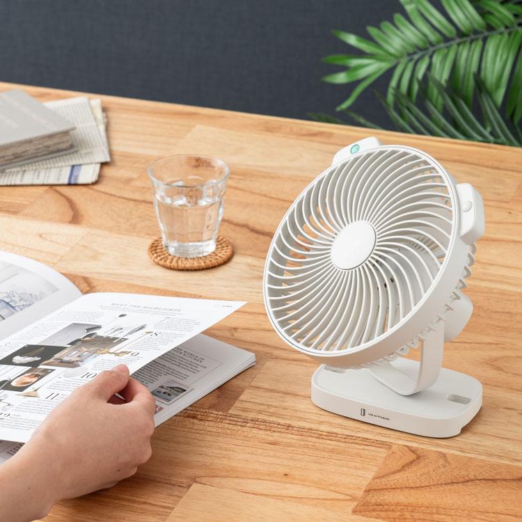 暑さ指数表示付人感センサーマグネットファン 室温の暑さ指数がわかる人感センサー付とマグネット付きの充電式小型扇風機 |  | 07