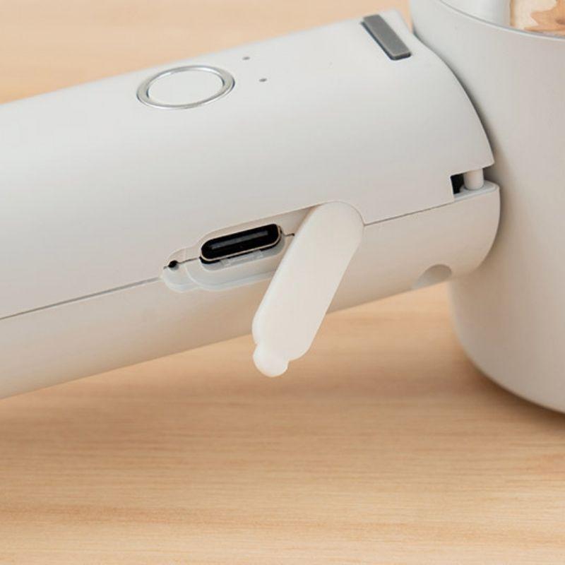 ペルチェ冷却機能ハンディファン カラビナ付 扇風機 ペルチェ冷却プレート搭載の角度調節が可能なハンディファン 上向き最大約90°降り曲がる |  | 07