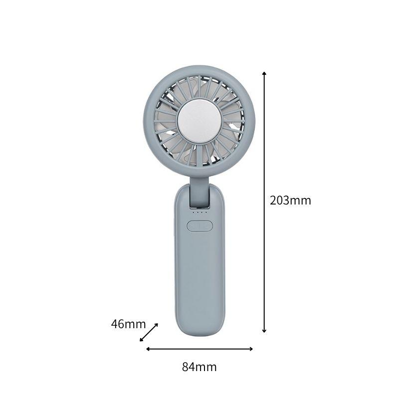 ペルチェ冷却機能ダブルファン カラビナ付 大風量の二重反転ファンにペルチェ冷却プレートを追加した猛暑に頼もしいハンディファン 扇風機 モバイルファン |  | 11