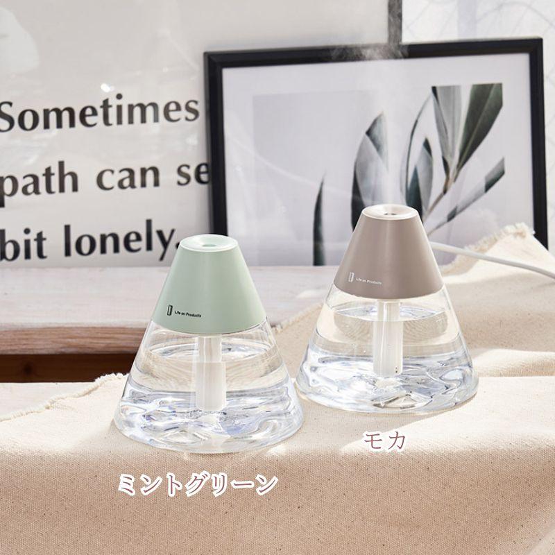 USB給電式miniポップLEDライト加湿器 ミニ加湿器 超音波式加湿器