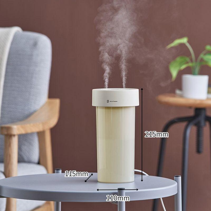 USB給電式ファン内蔵ツインジェット加湿器 LEDライト付き ミストを送風して広範囲を加湿するファン内蔵加湿器 コンパクトな見た目でも容量は800ml |  | 08