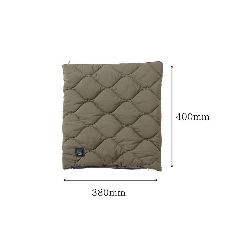 あったかキルティング USB給電式2WAYフットウォーマー 2枚のヒーターが全面を温めるフットウォーマー ファスナーを開ければミニブランケットにもなる2WAY仕様 |  | 10