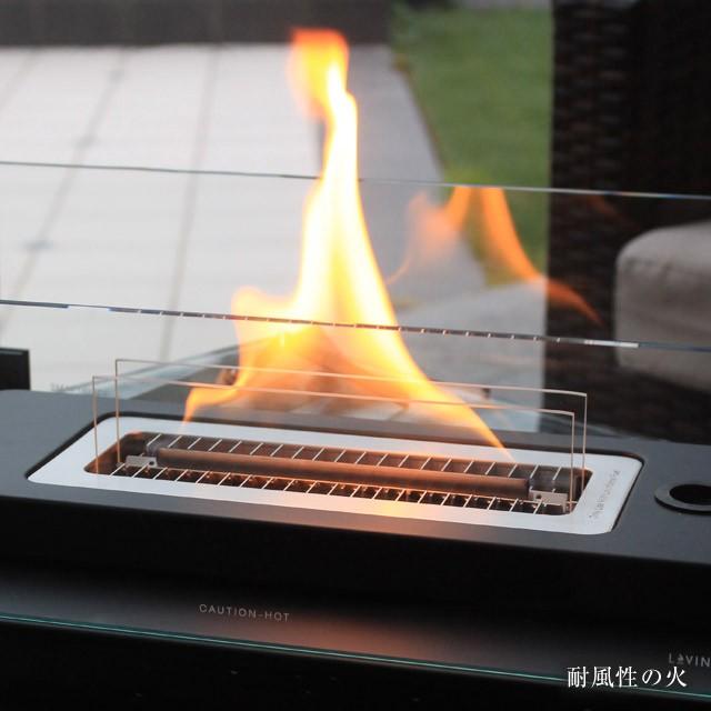 LOVIN FLAME ラビンフレーム テーブルトップ暖炉180ウィンドガード 耐風性が強くウィンドガード付きで屋外でも使える暖炉 マンション