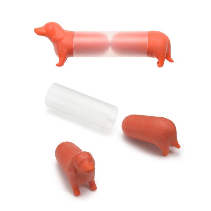 (クリックポスト発送) ＋d プラスディー Mimi Pet ミミペット 耳栓 ダックスフント型の可愛いイヤーアクセサリー 旅行や飛行機の睡眠時や勉強や仕事の集中に |  | 05