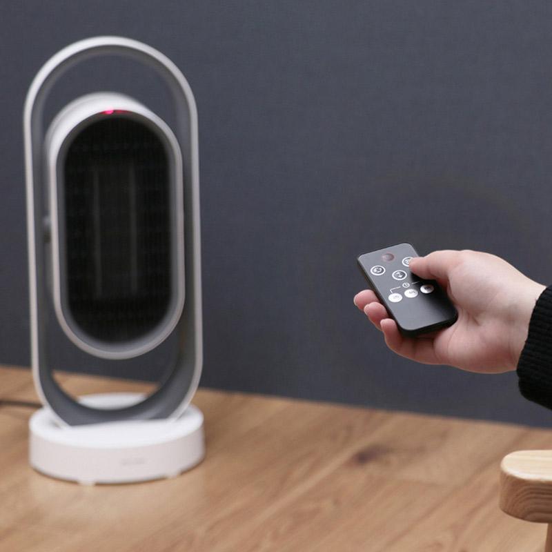 3Dセラミックヒーター&ファン リモコン付 セラミックファンヒーター